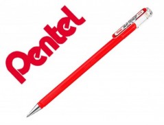 12un ROLLER GEL PENTEL K110 MATTEHOP COR VERMELHO PONTA DE 1