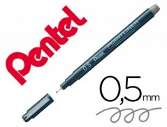 12un MARCADOR PENTEL POINTLINER COM TINTA PIGMENTADA COR CIN