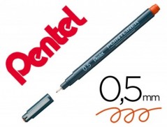 12un MARCADOR PENTEL POINTLINER COM TINTA PIGMENTADA COR SAN