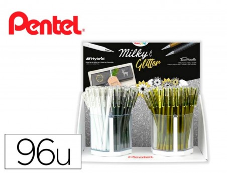 EXPOSITOR PENTEL K108 E K110 DE BALCÃO COM 96 UNIDADES