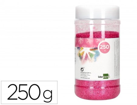 PURPURINA LIDERPAPEL FANTASIA COR ROSA PASTEL METALIZADO FRA