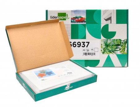 CARTOLINA LIDERPAPEL A4 180 GR BRANCO PACK DE 25+5 FOLHAS