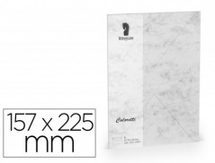 ENVELOPE ROSSLER COLORETTI C5 COR MARMORE CINZA 157X225 MM P