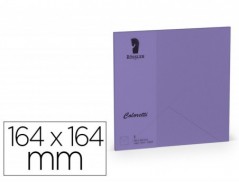 ENVELOPE ROSSLER COLORETTI QUADRADO GRANDE COR LILAS 164X164