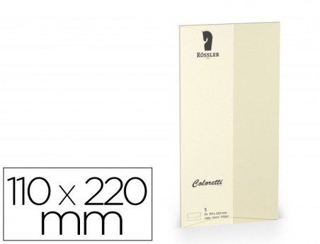 ENVELOPE ROSSLER COLORETTI DL AMERICANO COR MARMORE CREME 11