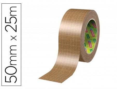 FITA ADESIVA TESA ECO PARA EMBALAGEM ULTRAFORTE COR KRAFT 25
