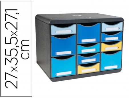 BLOCO CLASSIFICADOR DE SECRETARIA EXACOMPTA STORE BOX MULTI