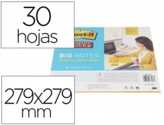 BLOCO DE NOTAS ADESIVAS POST-IT SUPER STICKY AMARELO 30 FOLH