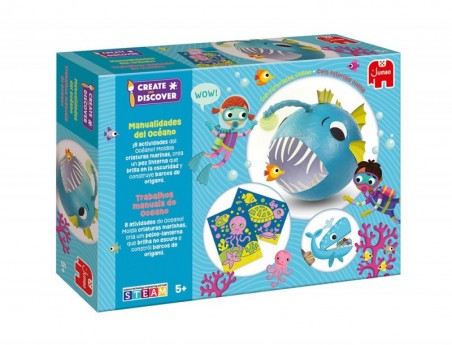 JOGO JUMBO EDUCATIVO CREATE & DISCOVER OCEANO