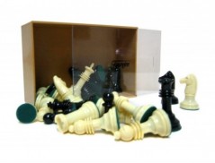 XADREZ FOURNIER STAUNTON Nº3 FICHAS DE PLASTICO