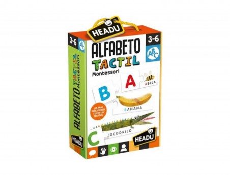 JOGO DIDATICO HEADU ALFABETO TATIL MONTESSORI