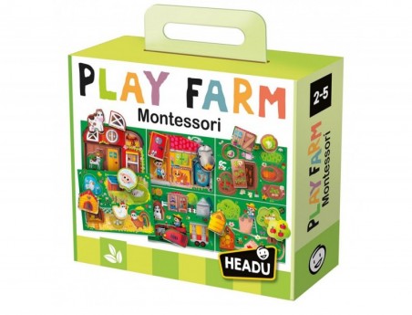 JOGO DIDATICO HEADU BABY PLAY FARM MONTESSORI