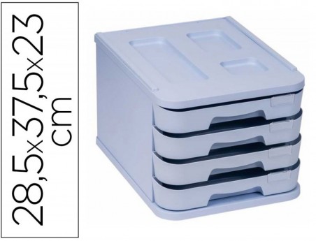 FICHEIRO DE GAVETAS DE SECRETARIA FAIBO PLASTICO 100% RECICL