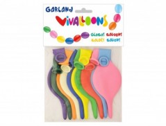 GLOBO 100% LATEX BIODEGRADAVEL BLISTER DE 10 UNIDADES CORES