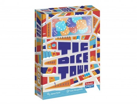 JOGO DE MESA FALOMIR TIC DICE TOWN
