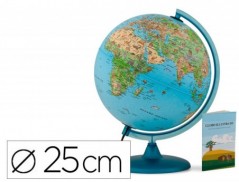 GLOBO TERRESTRE NOVA RICO COM LUZ SAFARI BASE E MERIDIANO CO