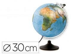 GLOBO TERRESTRE NOVA RICO COM LUZ URANIO COM RELEVO BASE E M