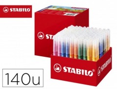 MARCADOR STABILO POWER MAX SCHOOL PACK DE 140 UNIDADES 16 CO