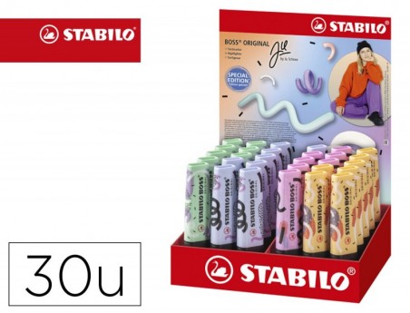 MARCADOR FLUORESCENTE STABILO BOSS ORIGINAL PASTEL BY JU SCH