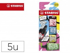 MARCADOR FLUORESCENTE STABILO BOSS MINI BY SNOOZE ONE ESTOJO