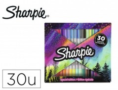 MARCADOR SHARPIE FINE BLISTER 30 UDS. FOLD + 20 UDS. FINE +