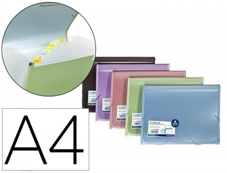 PASTA CLASSIFICADORA CARHIVO 13 DEPARTAMENTOS POLIPROPILENO