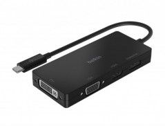 ADAPTADOR BELKIN AVC003BTBK MULTIMEDIA USB-C A HDMI VGA DISP
