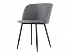 CADEIRA FAST-PAPERFLOW MUST BASE PRETA ASSENTO CINZA LOTE DE