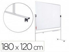 QUADRO BRANCO ROCADA GIRATORIO DUPLA FACE MAGNETICO ACO LACA