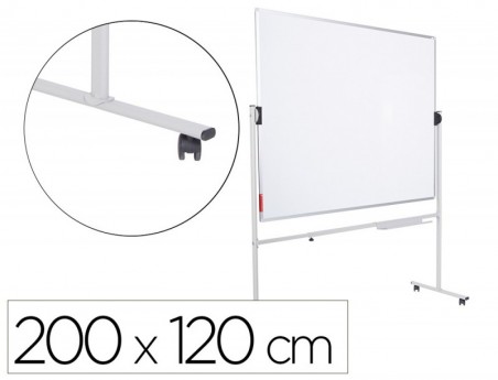 Quadro Branco Rocada Giratorio Magnetico 200x120 cm
