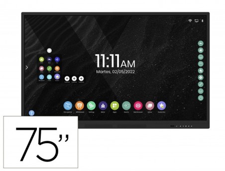 ECRA INTERATIVO ROCADA VIDRO TEMPERADO 75" MULTITATIL WIFI C