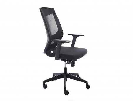 CADEIRA ROCADA DE ESCRITORIO COM BRACOS REGULAVEIS ENCOSTO E