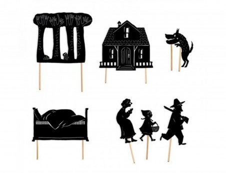 JOGO MIDEER FANTOCHE DE SOMBRA CAPUCHINHO VERMELHO