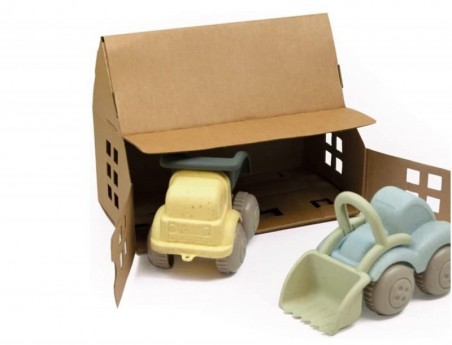 JOGO VIKINGTOYS CAMIAO BASCULANTE E ESCAVADORA ECO-BIO