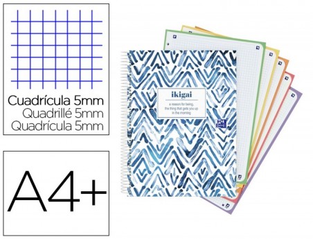 5un PASTA COM RECARGA OXFORD EUROPEANBOOK 5 JAPANDI DIN A4+