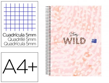 5un PASTA COM RECARGA OXFORD EUROPEANBOOK 5 ANIMAL PRINT DIN