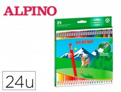 LAPIS DE COR ALPINO APAGAVEIS CAIXA DE 24 UNIDADES CORES SOR