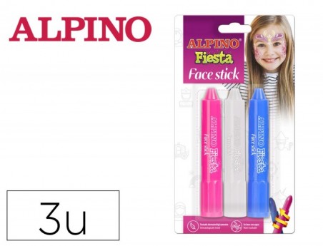 BARRA DE MAQUILHAGEM ALPINO FESTA FACE STICK PRINCESAS BLIST
