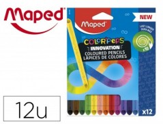 LAPIS DE COR MAPED COLOR PEPS INFINITY CAIXA DE 12 CORES SOR