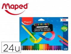 LAPIS DE COR MAPED COLOR PEPS INFINITY CAIXA DE 24 CORES SOR