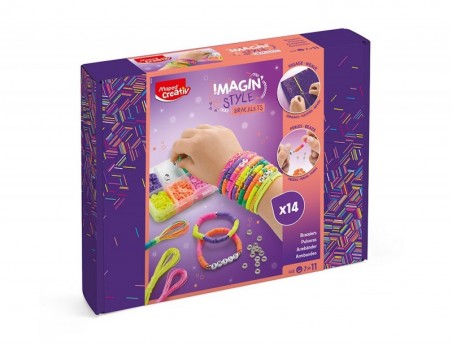 CONJUNTO MAPED CRIATIVO PULSEIRAS NEON