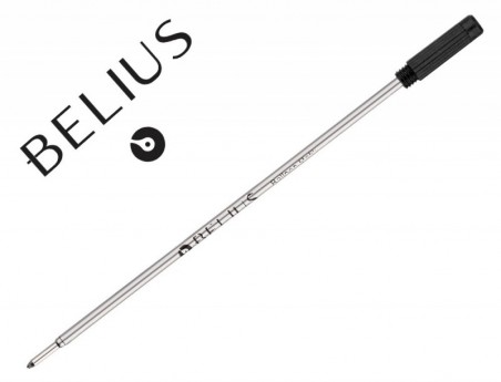 RECARGA ESFEROGRAFICA TIPO ROSCA BELIUS PRETO CAIXA 3 UNIDAD