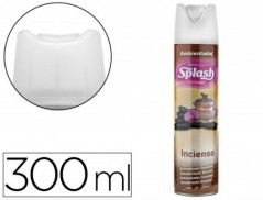 AMBIENTADOR SPRAY SPLASH INCENSO FRASCO DE 300 ML
