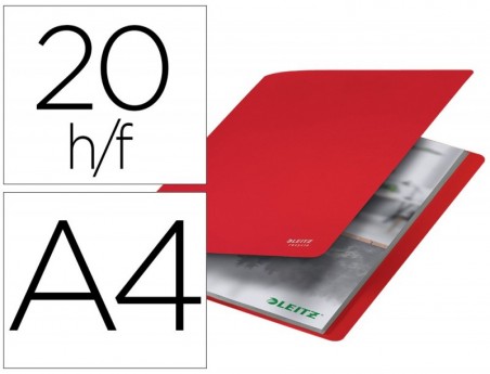 CAPA CATALOGO LEITZ RECYCLE DIN A4 20 BOLSAS POLIPROPILENO V
