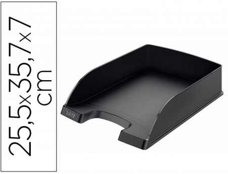 BANDEJA DE SECRETARIA PLASTICO LEITZ RECYCLE PRETO 255X357X7