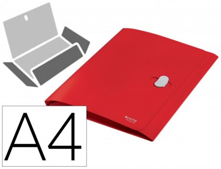 PASTA LEITZ RECYCLE ELASTICOS TRES ABAS DIN A4 POLIPROPILENO