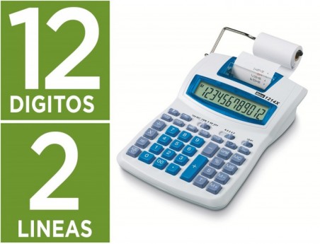 CALCULADORA IBICO 1214X IMPRESSORA ECRA LCD PAPEL 57 MM 12 D