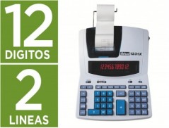 CALCULADORA IBICO 1231X IMPRESSORA ECRA LCD PAPEL 57 MM 12 D