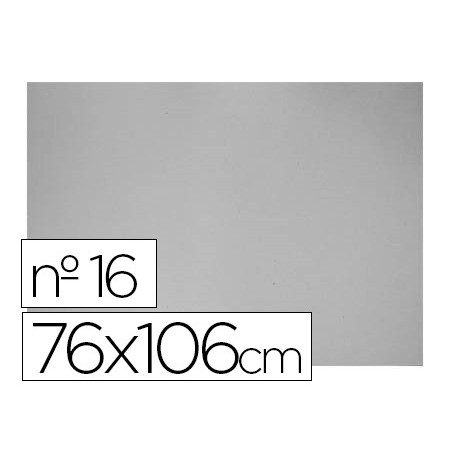 CARTAO CINZA 760X1060 MM, DE 1,6 MM