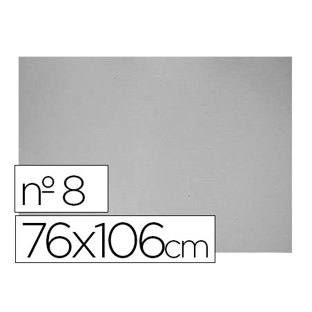 5un CARTAO CINZA 760X1060 MM, DE 0,8 MM